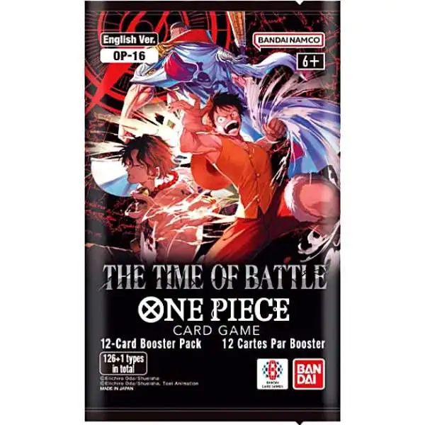 One Piece Trading Card Game The Time of Battle Booster Pack OP-16 [ENGLISH, 12 Cards] (Pre-Order ships June)