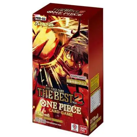 One Piece Trading Card Game The Best Vol. 2 PREMIUM Booster Box PRB-02 [JAPANESE, 10 Packs]