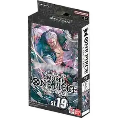 One Piece Trading Card Game Smoker Starter Deck ST-19 [ENGLISH, Black, Includes 1 Premium PRB-01 Booster Pack]