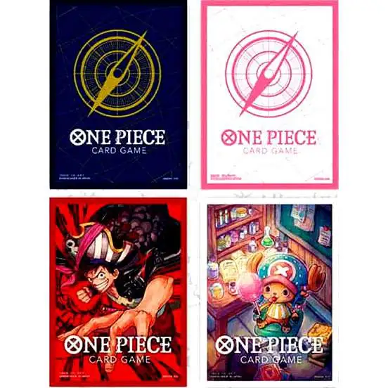 One Piece Trading Card Game Assortment 2 RANDOM Cover Art Card Sleeves [70 Count, 1 RANDOM Character]