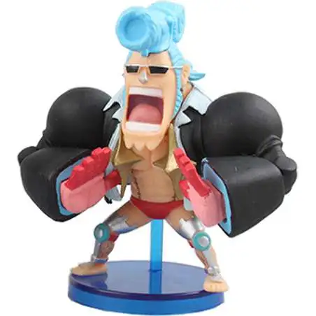 One Piece WCF Fight Franky 2.5-Inch Collectible Figure