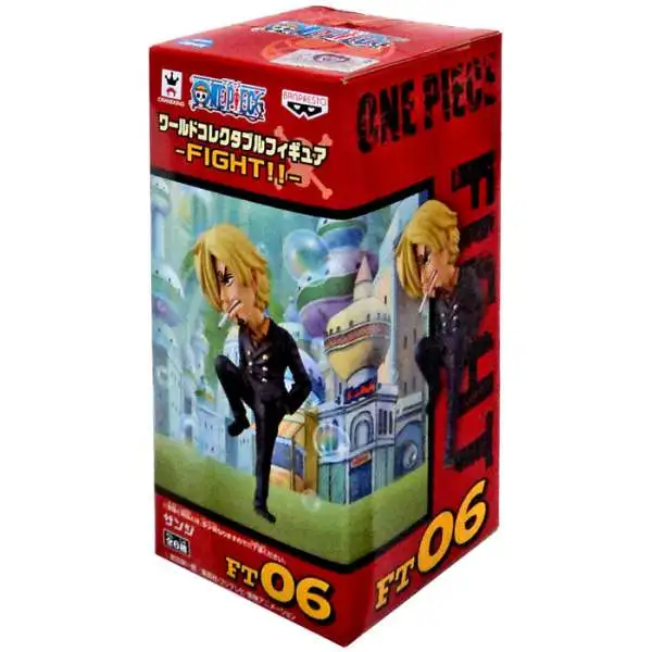 One Piece WCF Fight Sanji 2.5-Inch Collectible Figure FT06