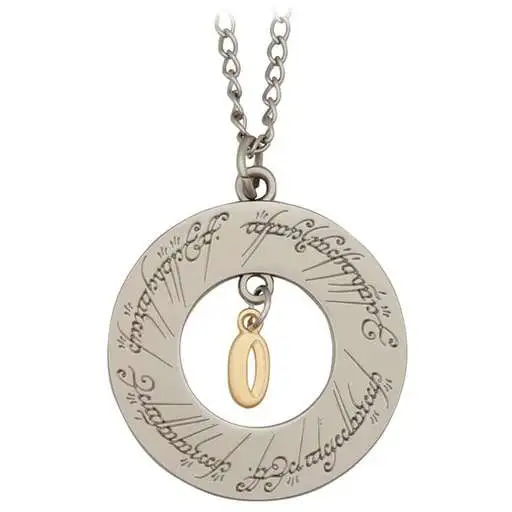 Lord of the Rings The One Ring Metal Replica Necklace (Pre-Order ships January)