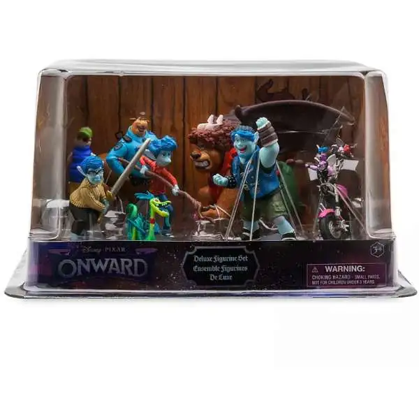 Disney / Pixar Onward Exclusive Deluxe 8-Piece PVC Figure Playset