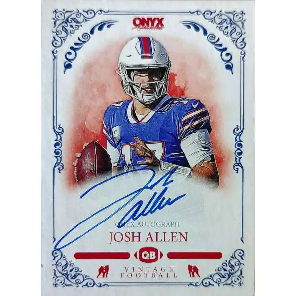 Josh Allen 2021 Panini Donruss Optic Football Card #53 Graded