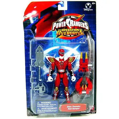 Power Rangers Operation Overdrive Dino Thunder Red Ranger Exclusive Action Figure