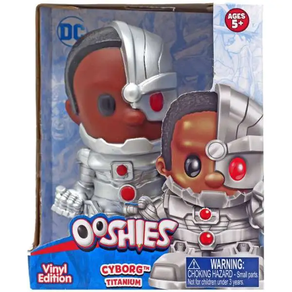 Ooshies DC Comics Cyborg 4-Inch Vinyl Figure [Titanium]