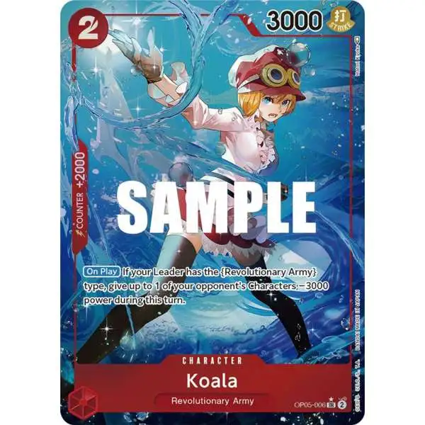 One Piece Trading Card Game Awakening of the New Era Super Rare Koala OP05-006 [Alternate Art]