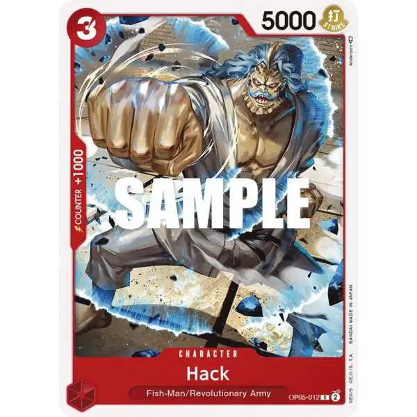 One Piece Trading Card Game Awakening of the New Era Common Hack OP05-012