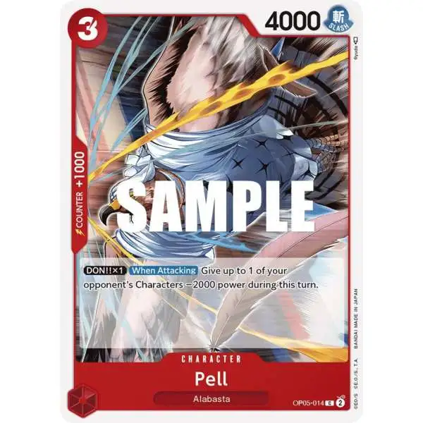 One Piece Trading Card Game Awakening of the New Era Common Pell OP05-014