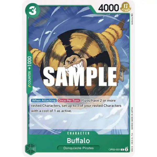 One Piece Trading Card Game Awakening of the New Era Common Buffalo OP05-031