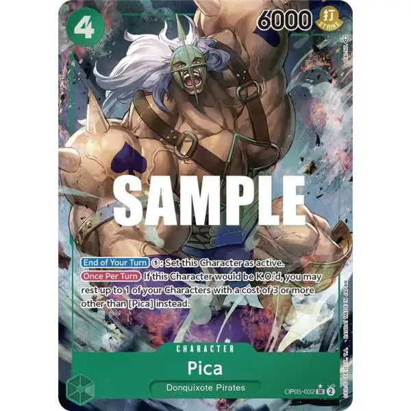 One Piece Trading Card Game Awakening of the New Era Super Rare Pica OP05-032 [Alternate Art]