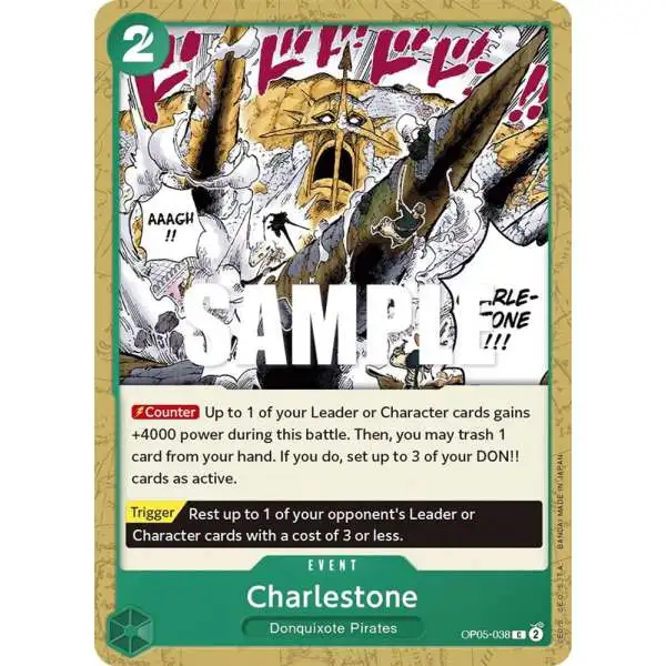 One Piece Trading Card Game Awakening of the New Era Common Charlestone OP05-038