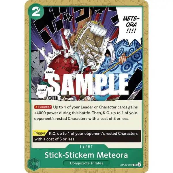 One Piece Trading Card Game Awakening of the New Era Uncommon Stick-Stickem Meteora OP05-039