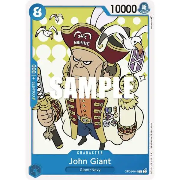 One Piece Trading Card Game Awakening of the New Era Common John Giant OP05-044