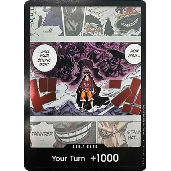 One Piece Trading Card Game Awakening of the New Era DON!! Manga DON!! Card [Double Pack Set Volume 2]