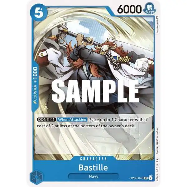 One Piece Trading Card Game Awakening of the New Era Uncommon Bastille OP05-048