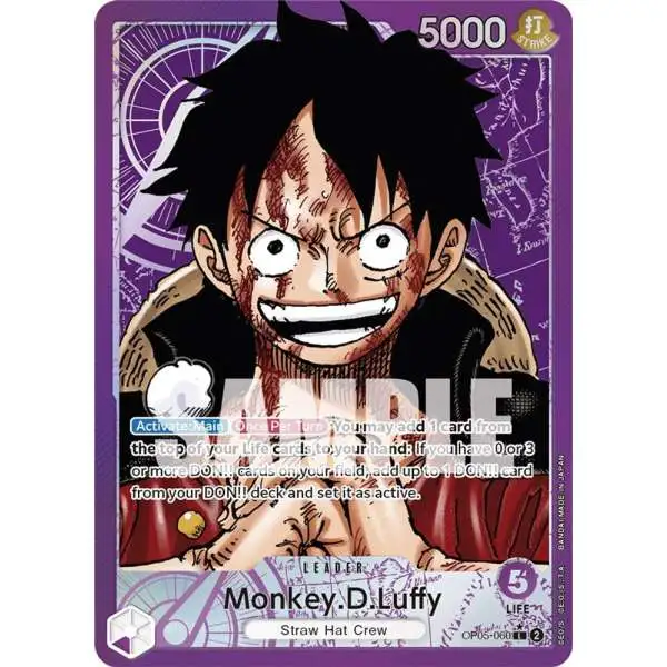 One Piece Trading Card Game Awakening of the New Era Leader Monkey.D.Luffy OP05-060 [Alternate Art]