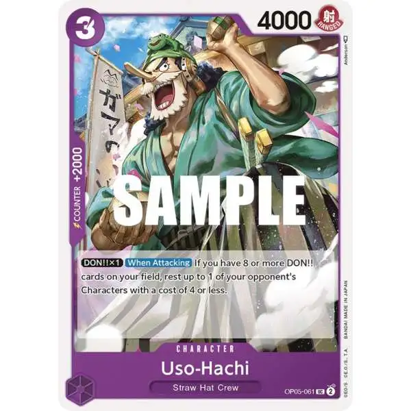 One Piece Trading Card Game Awakening of the New Era Uncommon Uso-Hachi OP05-061