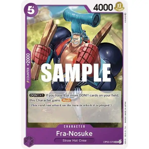 One Piece Trading Card Game Awakening of the New Era Uncommon Fra-Nosuke OP05-070