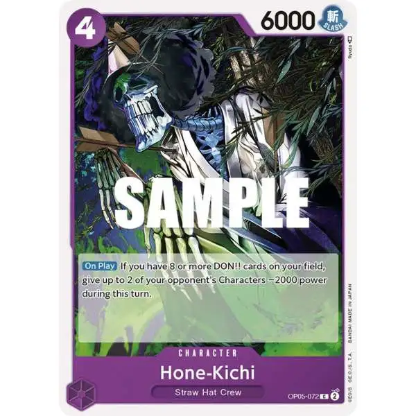 One Piece Trading Card Game Awakening of the New Era Common Hone-Kichi OP05-072