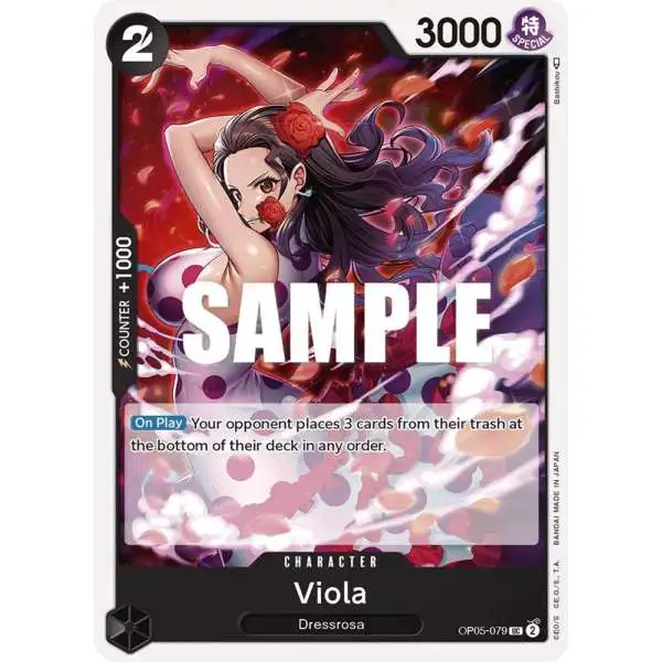 One Piece Trading Card Game Awakening of the New Era Uncommon Viola OP05-079