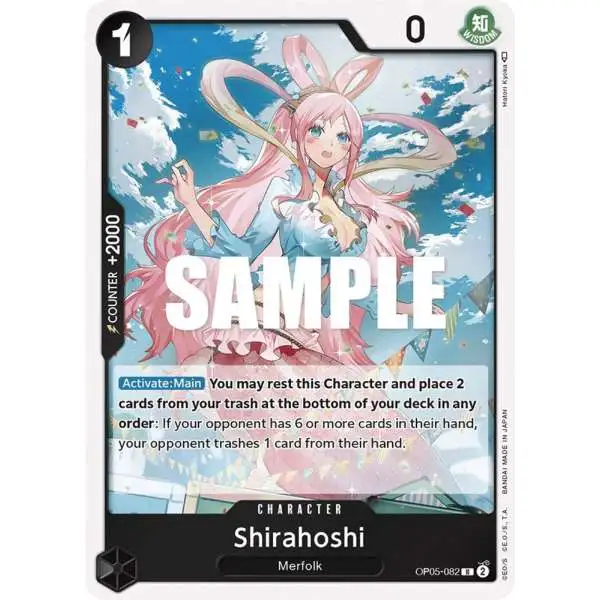 One Piece Trading Card Game Awakening of the New Era Rare Shirahoshi OP05-082