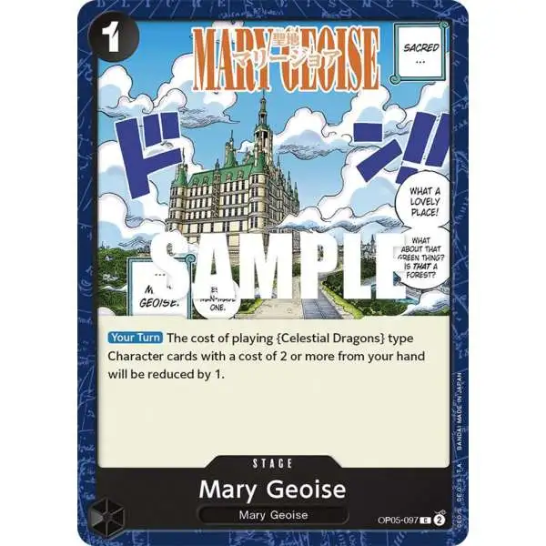 One Piece Trading Card Game Awakening of the New Era Common Mary Geoise OP05-097