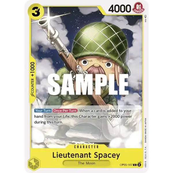 One Piece Trading Card Game Awakening of the New Era Common Lieutenant Spacey OP05-107