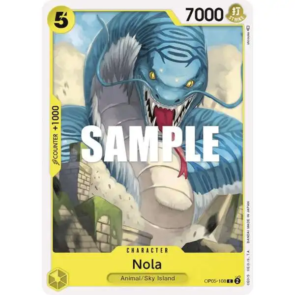 One Piece Trading Card Game Awakening of the New Era Common Nola OP05-108