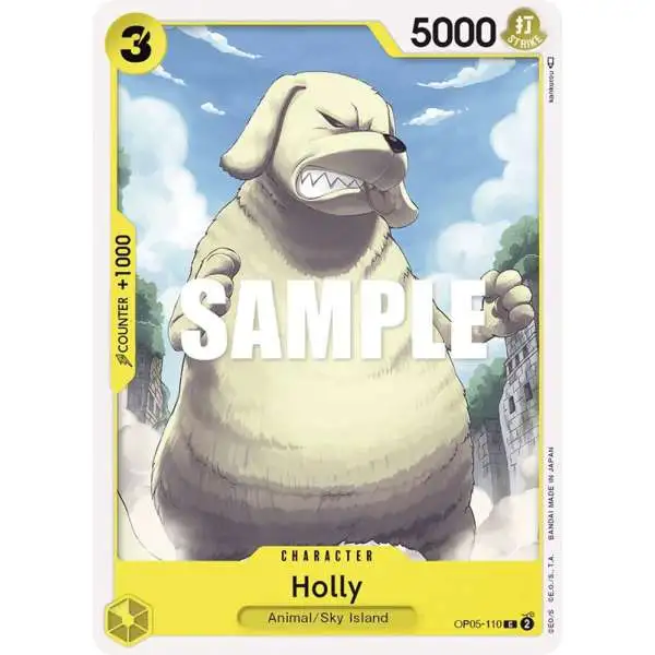 One Piece Trading Card Game Awakening of the New Era Common Holly OP05-110
