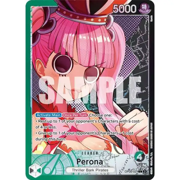 One Piece Trading Card Game Wings of the Captain Leader Perona OP06-021 [Alternate Art]
