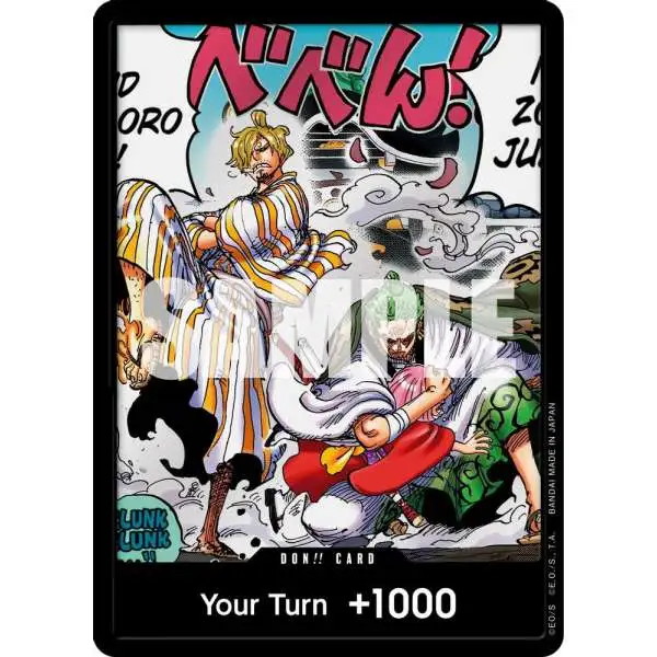 One Piece Trading Card Game Wings of the Captain DON!! DON!! Card OP06-029 [Alternate Art]