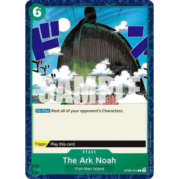 One Piece Trading Card Game Wings of the Captain Common The Ark Noah OP06-041