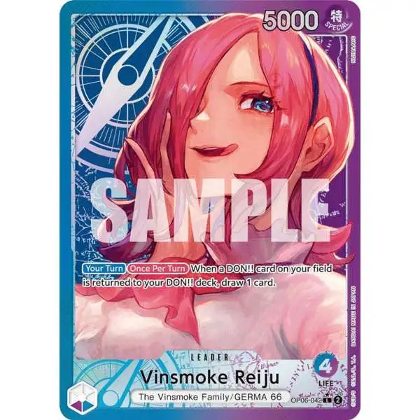 One Piece Trading Card Game Wings of the Captain Leader Vinsmoke Reiju OP06-042 [Alternate Art]