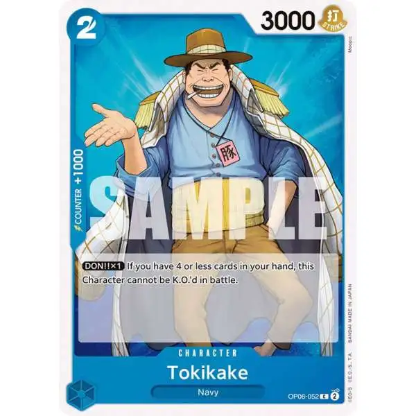 One Piece Trading Card Game Wings of the Captain Common Tokikake OP06-052
