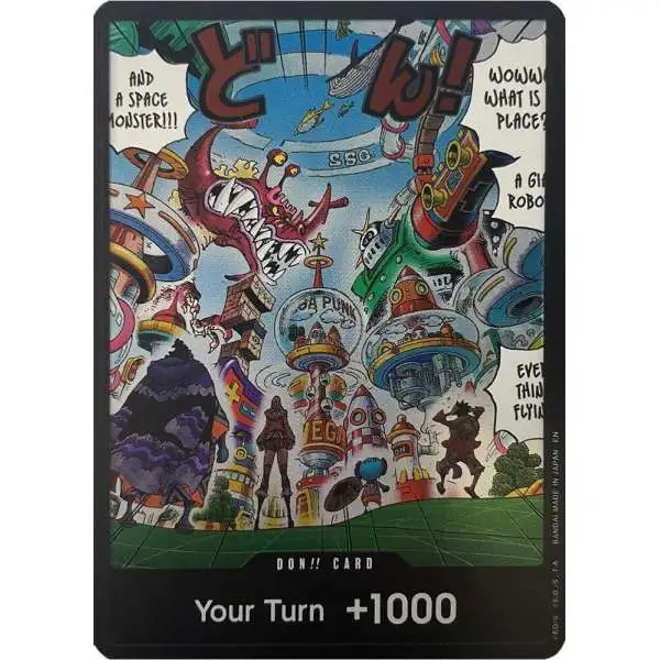 One Piece Trading Card Game The Azure Sea's Seven Foil DON!! DON!! Card [Egghead]