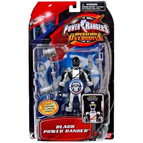 Power Rangers Operation Overdrive Black Power Ranger Action Figure