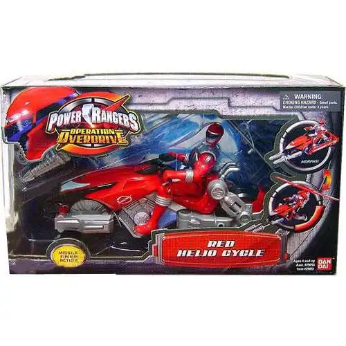 Power Rangers Operation Overdrive Red Helio Cycle Action Figure