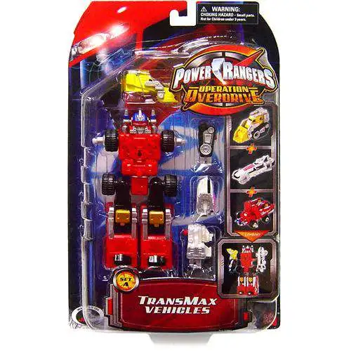 Power Rangers Operation Overdrive TranxMax Vehicles [Set A, Damaged Package]