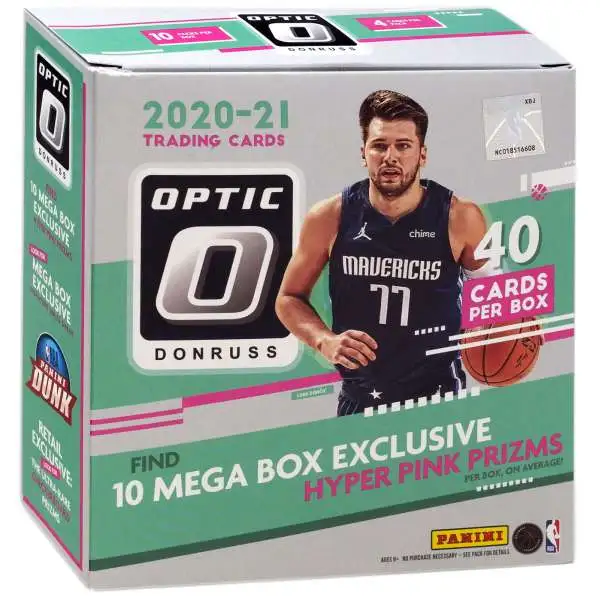 NBA Panini 2020-21 Donruss Optic Basketball Trading Card MEGA Box