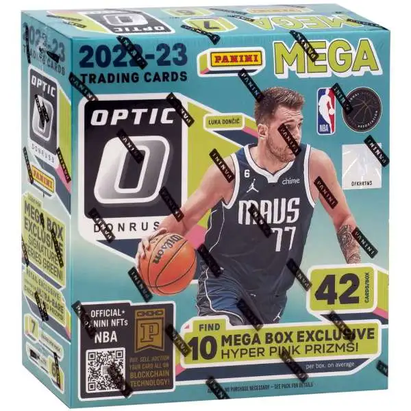 NBA Panini 2022-23 Donruss Optic Basketball Trading Card MEGA Box [6 Packs]
