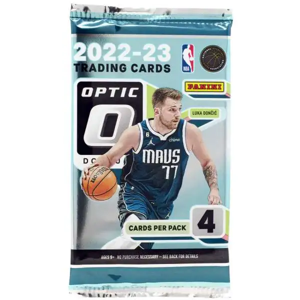 NBA Panini 2022-23 Donruss Optic Basketball Trading Card RETAIL Pack [4 Cards]