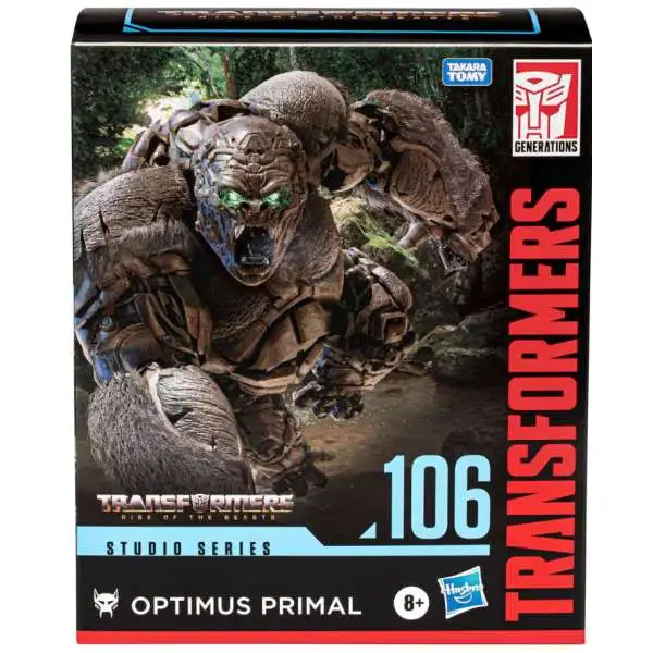 Transformers Rise of the Beasts Studio Series Optimus Primal Leader Action Figure #106 [Damaged Package]