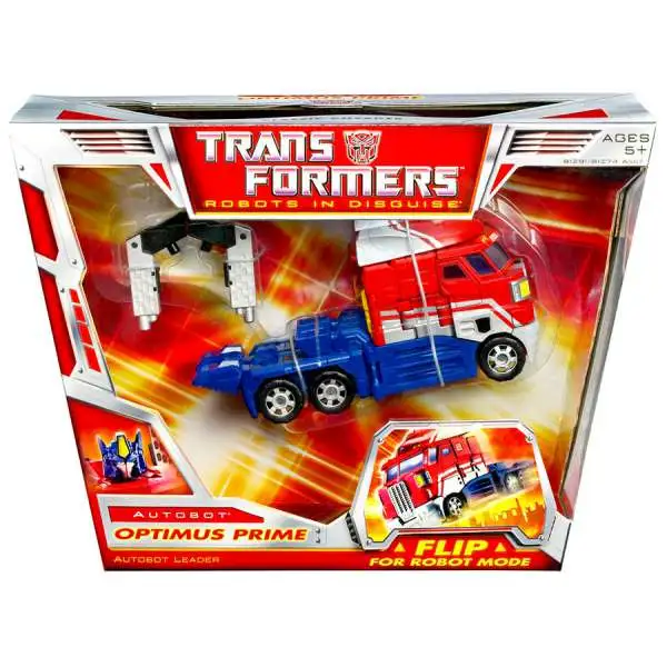 Transformers Robots in Disguise Classics Optimus Prime Voyager Action Figure [Damaged Package]