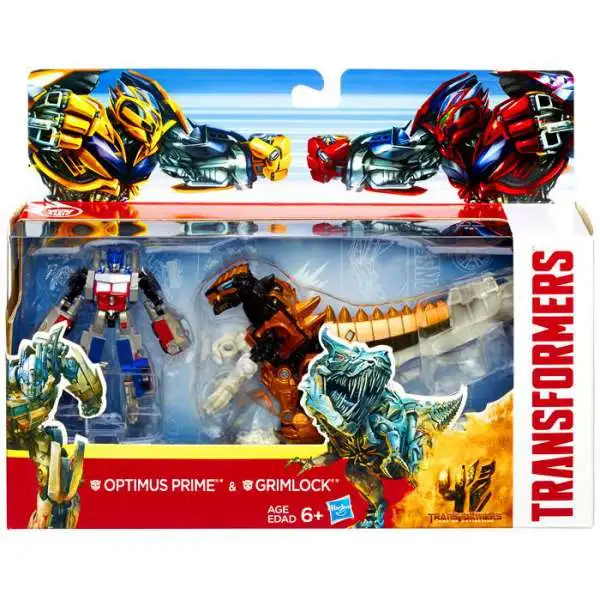 Transformers Age of Extinction Optimus Prime Grimlock Exclusive