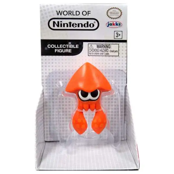 World of Nintendo Splatoon Orange Squid 2.5-Inch Mini Figure [Version 2]