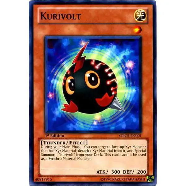 YuGiOh YuGiOh 5D's Order of Chaos Common Kurivolt ORCS-EN001