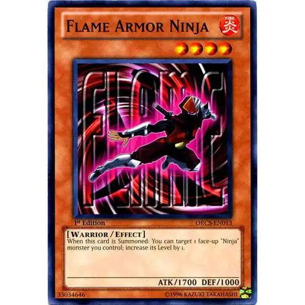 YuGiOh YuGiOh 5D's Order of Chaos Common Flame Armor Ninja ORCS-EN013