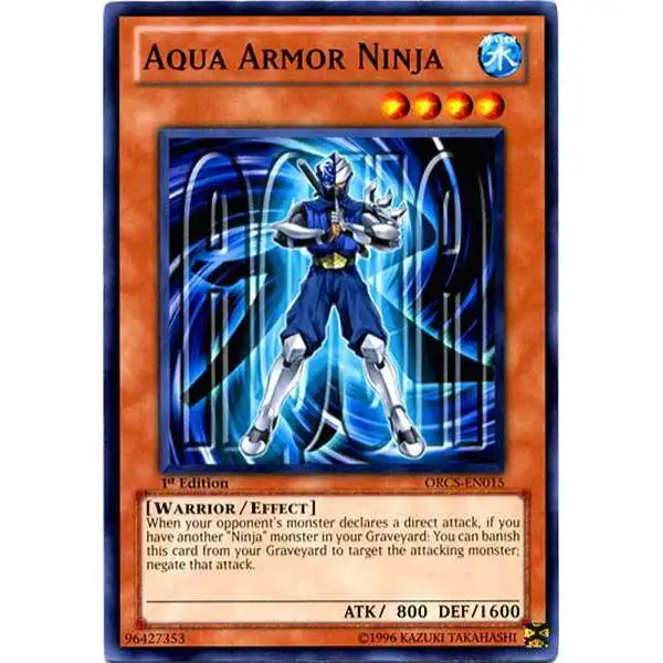 YuGiOh YuGiOh 5D's Order of Chaos Common Aqua Armor Ninja ORCS-EN015